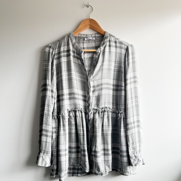 Dex Tops - Dex Plaid Flannel Shirt